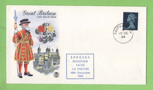 G.B. 1969 1/6 Machin definitives (Phosphor Paper) on Stuart First Day Cover