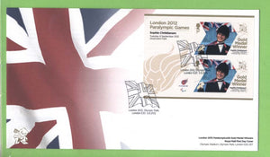 G.B. 2012 Paralympic Gold Medal Winners, Sophie Christiansen First Day Cover