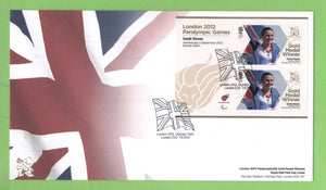 G.B. 2012 Paralympic Gold Medal Winners, Sarah Storey First Day Cover