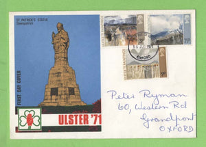 G.B. 1971 Ulster 71 Paintings set on Universal First Day Cover, Oxford