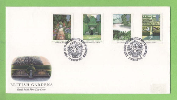 G.B. 1983 British Gardens set on Royal Mail u/a First Day Cover, Bureau