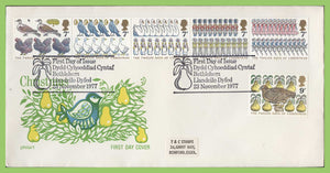 G.B. 1977 Christmas set on Philart First Day Cover, Bethlehem