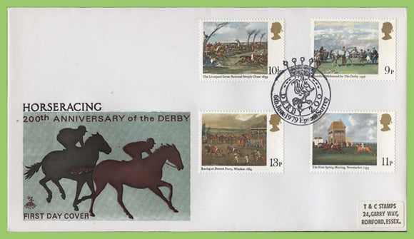 G.B. 1979 Horse Racing set on Mercury First Day Cover, Derby, Epsom
