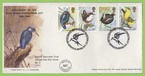 G.B. 1980 Birds set on Markton official First Day Cover, NNT Norwich