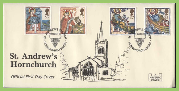 G.B. 1997 Missions of Faith set on Official Havering First Day Cover, Hornchurch