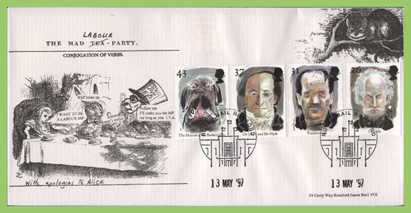 G.B. 1997 Tales of Horror set Havering First Day Cover, 'Tea Party' Romford