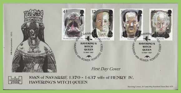 G.B. 1997 Tales of Horror set official Havering First Day Cover, Bower Romford