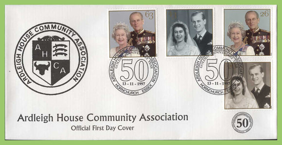 G.B. 1997 Golden Jubilee official Havering First Day Cover, Hornchurch