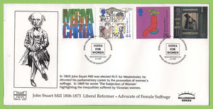 G.B. 1999 Citizens Tale official Havering First Day Cover, John Stuart Mill, Westminster SW1