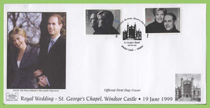 G.B. 1999 Royal Wedding official Havering First Day Cover, Chapel (circle)