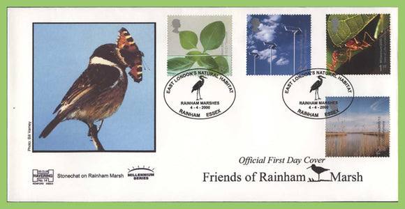 G.B. 2000 Life & Earth set on Official Havering First Day Cover, Rainham Essex. BFDC Cat £25