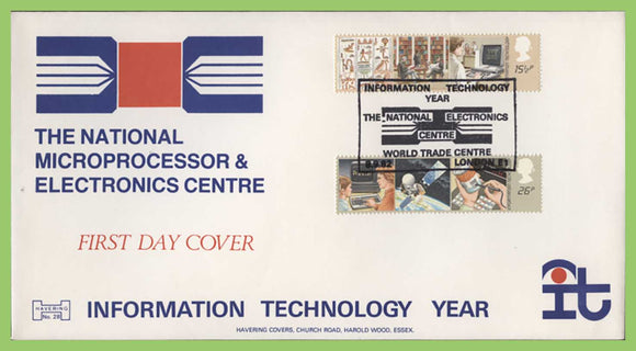 G.B. 1982 Information Technology official Havering First Day Cover London E1