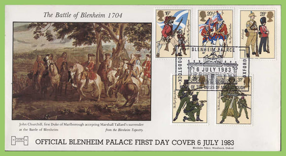 G.B. 1983 British Army official Havering First Day Cover, Woodstock Oxford