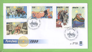 Malta 1999 Tourism set on First Day Cover, Bureau