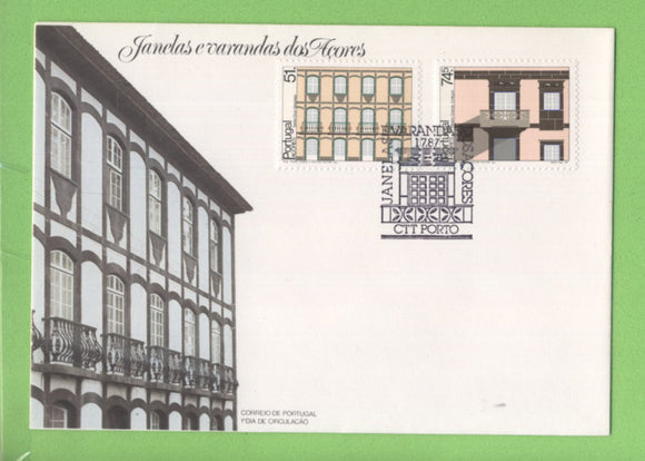 Portugal (Azores) 1987 Balconies set on First Day Cover
