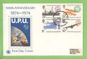 G.B. 1974 UPU set on Wessex First Day Cover, Southampton