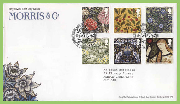 G.B. 2011 Morris & Co set on Royal Mail First Day Cover, Tallents House