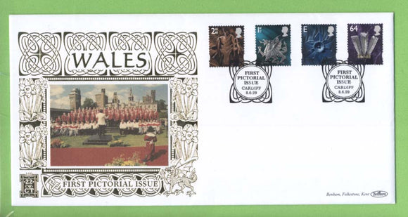 G.B. 1999 Wales Regionals on Benham First Day Cover, Cardiff