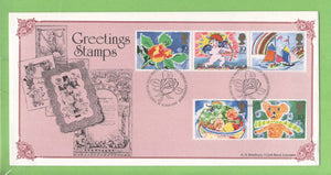 G.B. 1989 Greetings set on Bradbury First Day Cover, Edinburgh Bureau