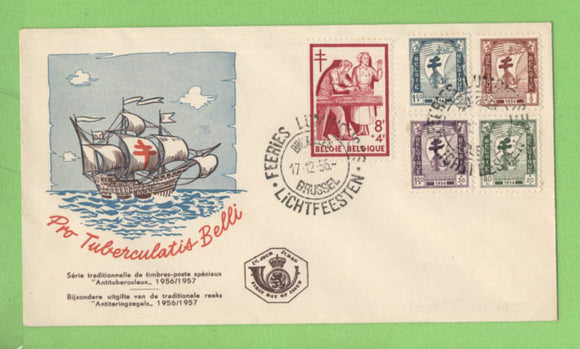 Belgium 1956 Anti - TB issue First Day Cover