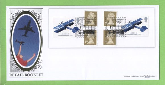 G.B. 2003 Transports of Delights booklet stamps First Day Cover, Hornby