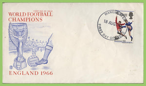 G.B. 1966 Football World Cup Winners on Stuart First Day Cover, Manchester