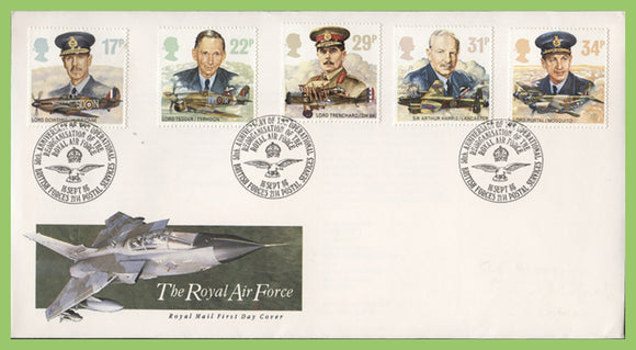 G.B. 1986 RAF set on u/a Royal Mail First Day Cover, BFPS 2114