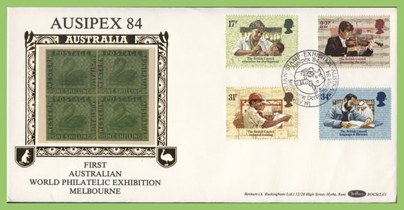 G.B. 1984 The British Council on Benham First Day Cover, Melbourne
