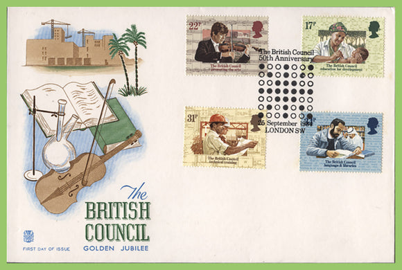 G.B. 1984 The British Council on Stuart First Day Cover, London SW