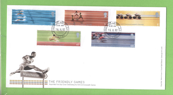 G.B. 2002 Commonwealth Games set on Royal Mail u/a First Day Cover, House of Lords