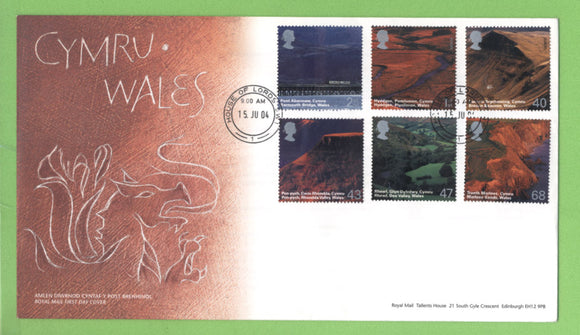 G.B. 2004 Wales Scenes set on Royal Mail u/a First Day Cover, House of Lords