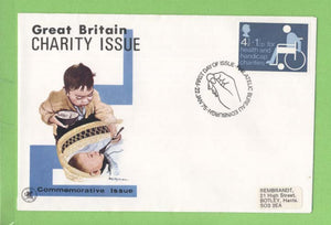 G.B. 1975 Charity Issue on Wessex First Day Cover, Bureau