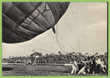 Netherlands 1976 Balloon Race flown & signed card with tied label