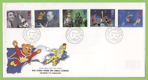 G.B. 1996 Big Stars of Small Screen, Childrens TV set on Royal Mail u/a First Day Cover, House of Lords