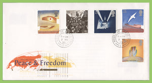 G.B. 1995 V.E. Day, Peace & Freedom set on Royal Mail u/a First Day Cover, House of Lords