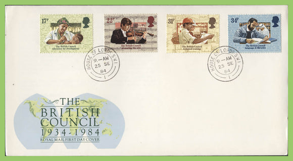 G.B. 1984 The British Council set on Royal Mail First Day Cover, House of Lords