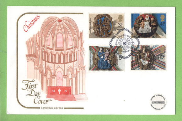 G.B. 1974 Christmas set on Cotswold First Day Cover, Bethlehem