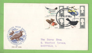 G.B. 1966 Birds set on Philart First Day Cover, Sheffield