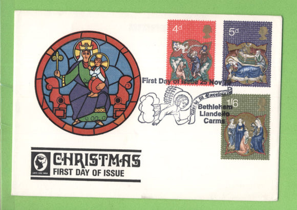 G.B. 1970 Christmas set on Cameo First Day Cover, Bethlehem