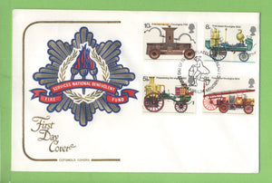 G.B. 1974 Fire Service set on Cotswold First Day Cover, Bureau