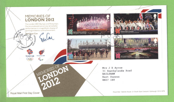 G.B. 2012 Memories of London 2012 on Royal Mail First Day Cover, London E20