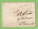 G.B. 1825 Wrapper with 'Exeter176 Circular' milage cancel & 7d due manuscript