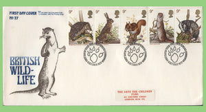 G.B. 1977 Nature set on 'Save the Children' First Day Cover, Bureau