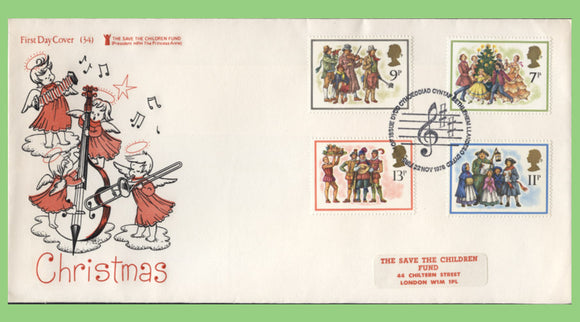G.B. 1978 Christmas set on 'Save the Children' First Day Cover, Bureau