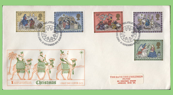 G.B. 1979 Christmas set on 'Save the Children' First Day Cover, Bureau