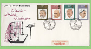 G.B. 1980 British Composers set on 'Save the Children' First Day Cover, Bureau