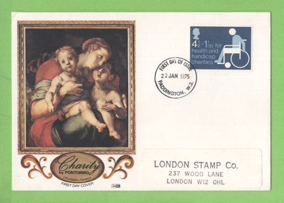 G.B. 1975 Charity Issue set on Philart First Day Cover, Paddington