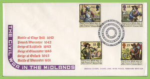 G.B. 1992 The Civil War official Bredon Covers First Day Cover, Hull