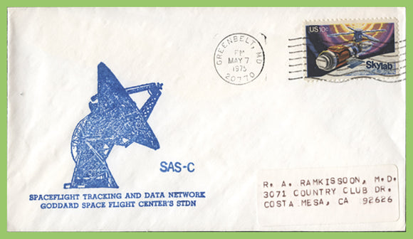 U.S.A. 1975 Goddard Space Flight Center cachet cover