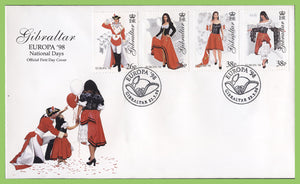 Gibraltar 1998 Europa set on First Day Cover